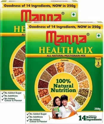 Manna Health Mix | Multigrain Health Drink | 100% Natural Nutrition | Sathu Maavu | 250gm Manna Health Mix | Multigrain Health Drink | 100% Natural Nutrition | Sathu Maavu | 250gm